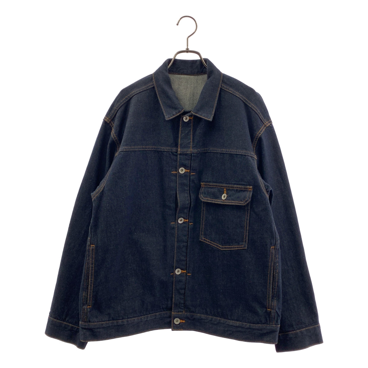 ADAM ET ROPE アダムエロペ　ビッグシルエット デニムジャケット ADAM ET ROPÉ / アダムエロペ | ビックシルエット デニムジャケット