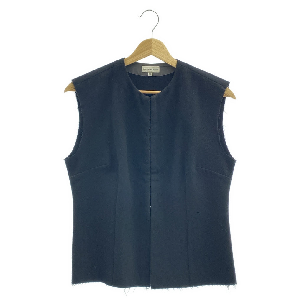 DRIES VAN NOTEN / ドリスヴァンノッテン | ウール カットオフ インナーベスト | 38 | レディース