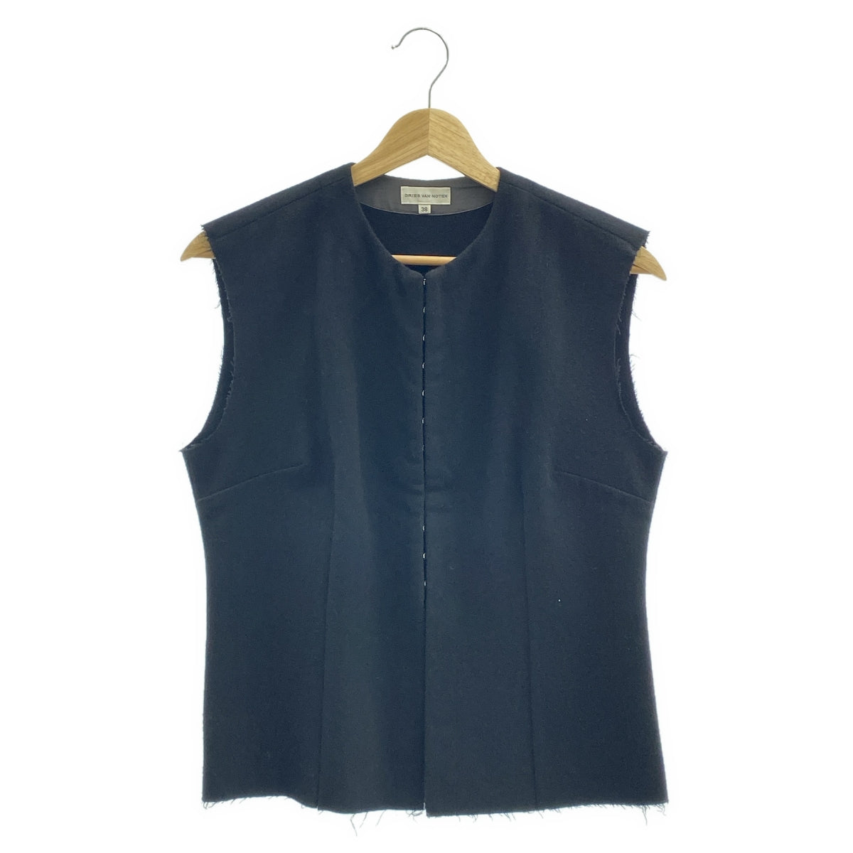 DRIES VAN NOTEN / ドリスヴァンノッテン | ウール カットオフ インナーベスト | 38 | レディース