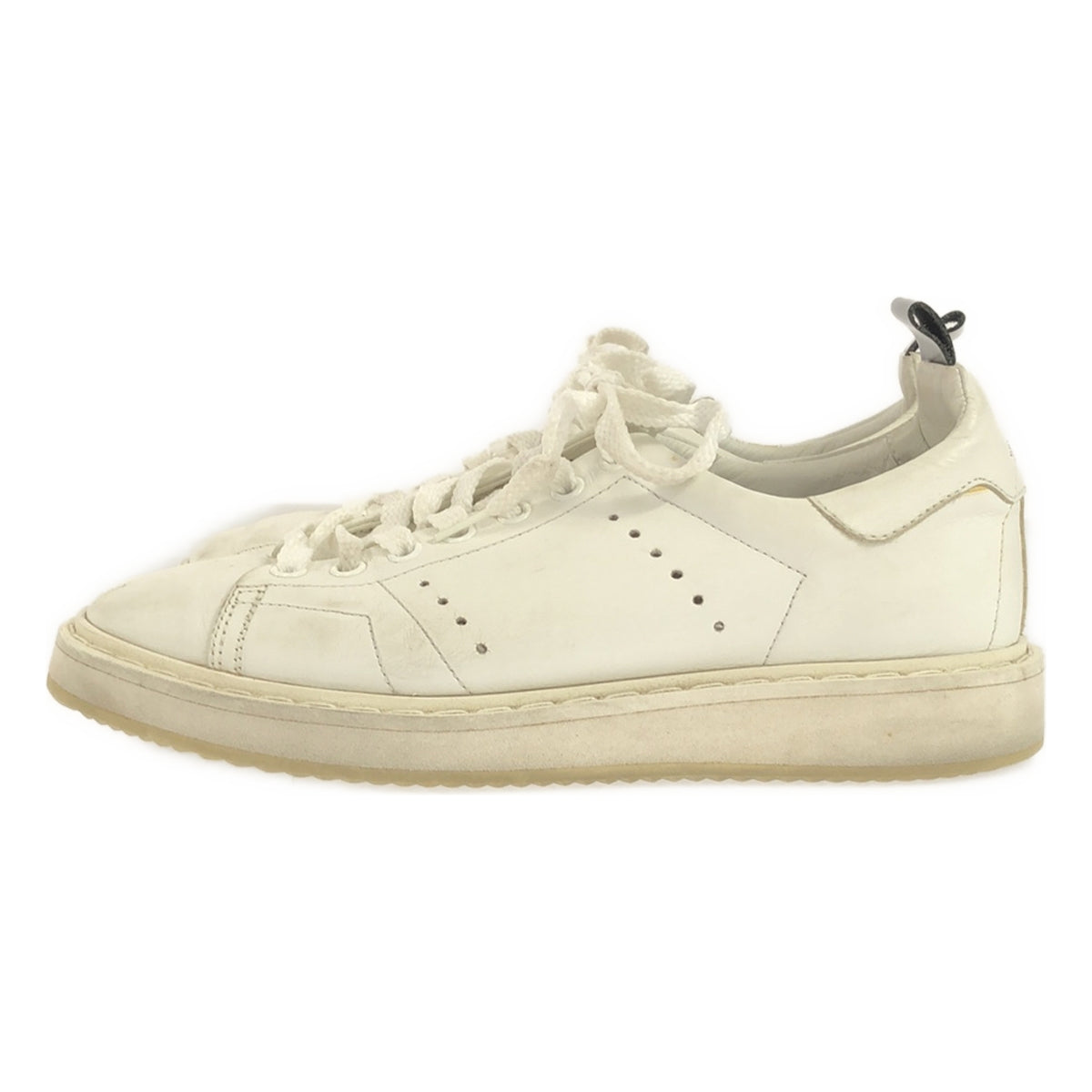 GOLDEN GOOSE / ゴールデングース | STARTER / スターター ダメージ加工 レザー スニーカー | 37 | – KLD