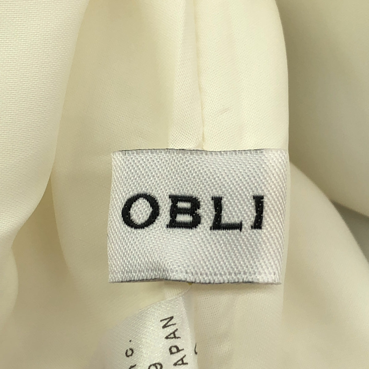 OBLI / オブリ | シティプリント 総柄 ティアード ノースリーブス ワンピース | 0 | ホワイト/ブルー | レディース