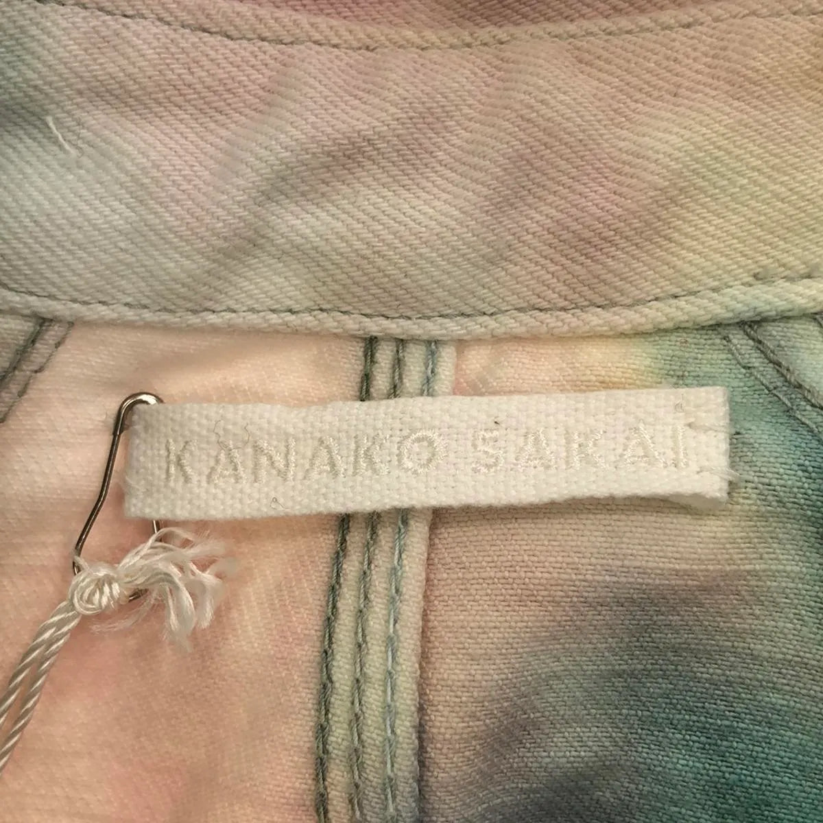 【新品】  KANAKO SAKAI / カナコサカイ | TIE DIE DENIM SHIRT タイダイ デニムシャツ | 36 | マルチカラー | レディース