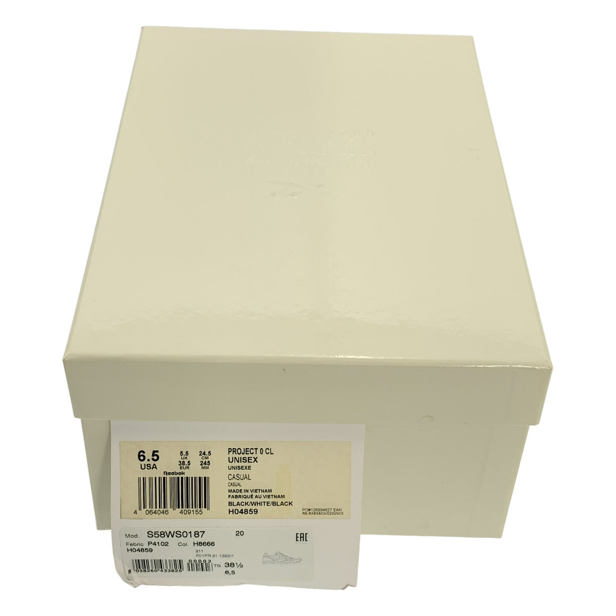 Maison Margiela / メゾンマルジェラ | × Reebok Project 0 CL ペイント加工 タビ スニーカー | 24.5 | レディース