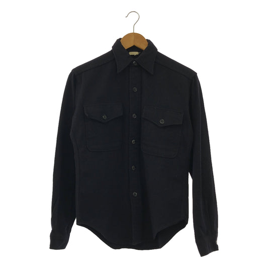 VINTAGE / Vintage clothing | USNAVY American military wool flannel CPO shirt | 13 1/2 | Navy | Men's