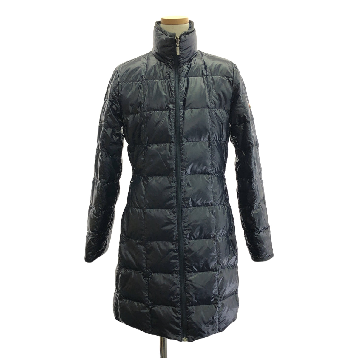 MONCLER / モンクレール | 2006-2008 | 茶タグ リバーシブル キルティング ダウン コート | 0 | ネイビー | レディース