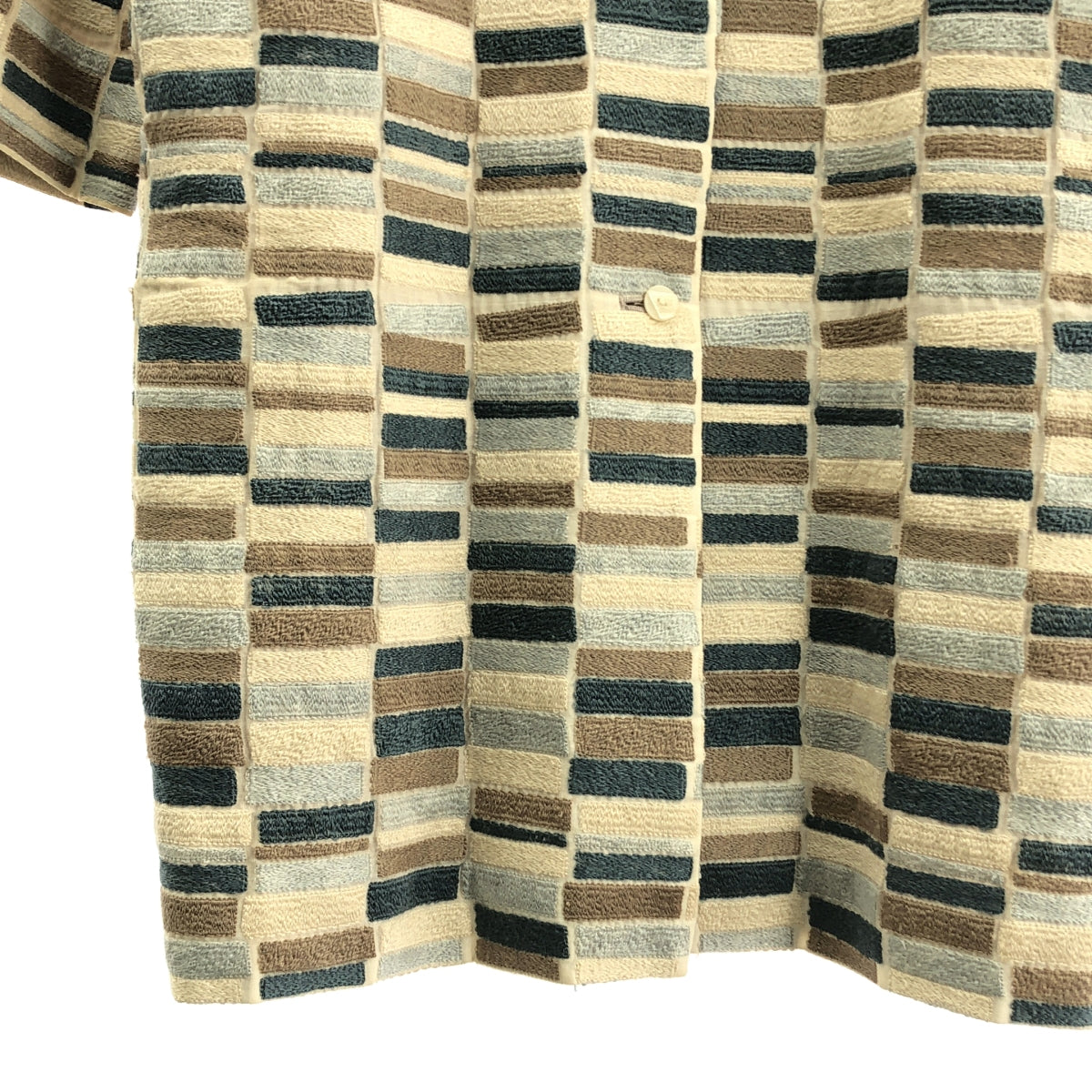 mina perhonen / ミナペルホネン | lake ノーカラー ハーフコート | 36 | レディース