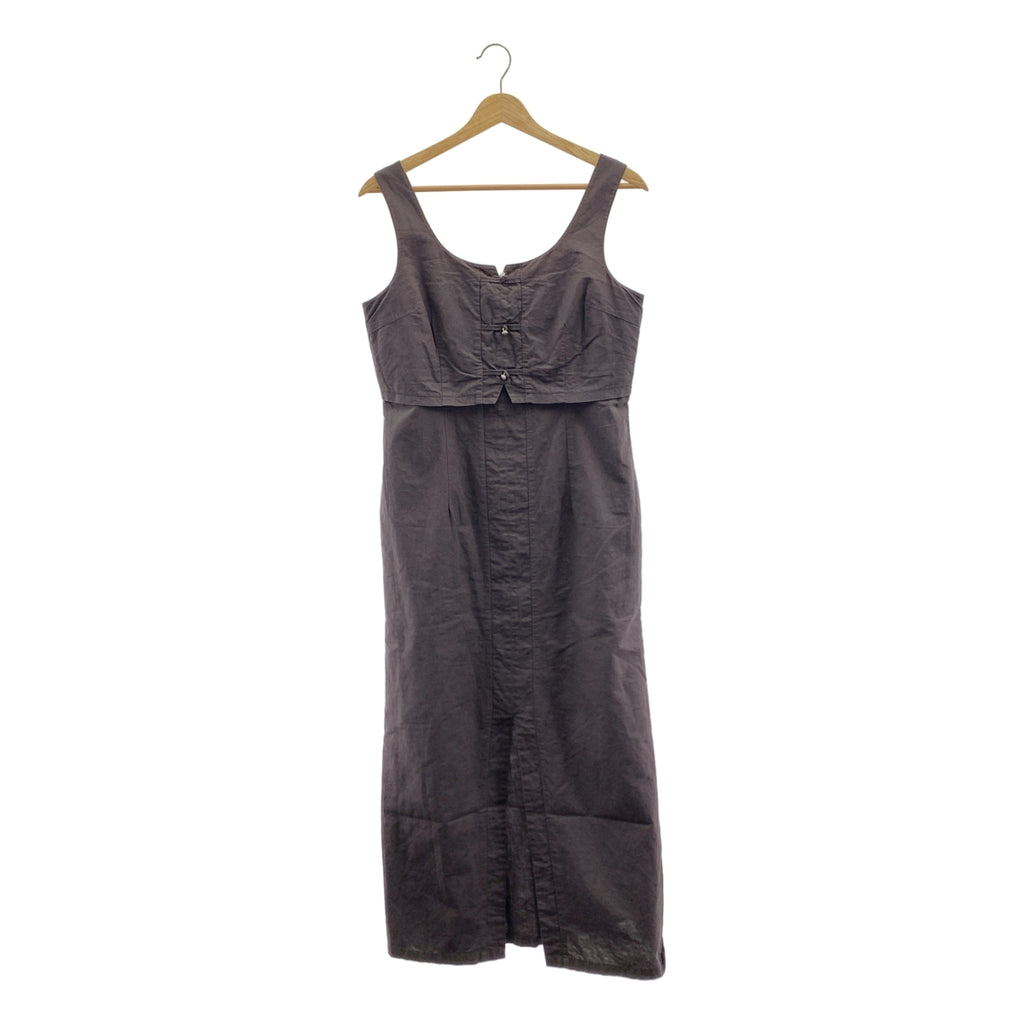 sara mallika / サラマリカ | コットン リネン ノースリーブ ワンピース |