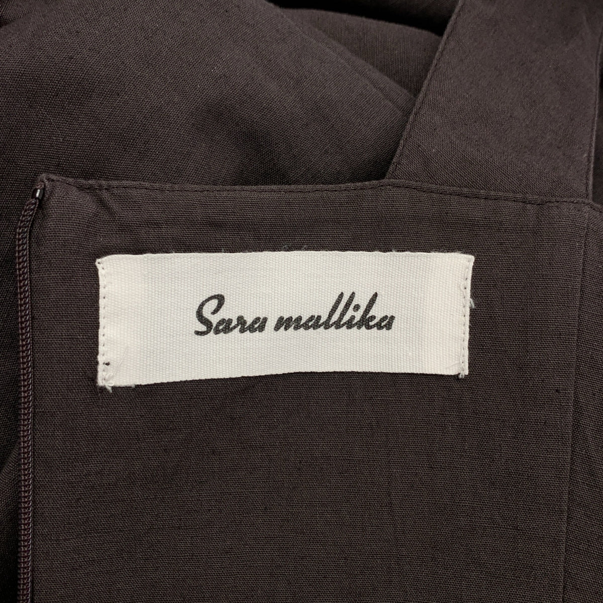 sara mallika / サラマリカ | コットン リネン ノースリーブ ワンピース |