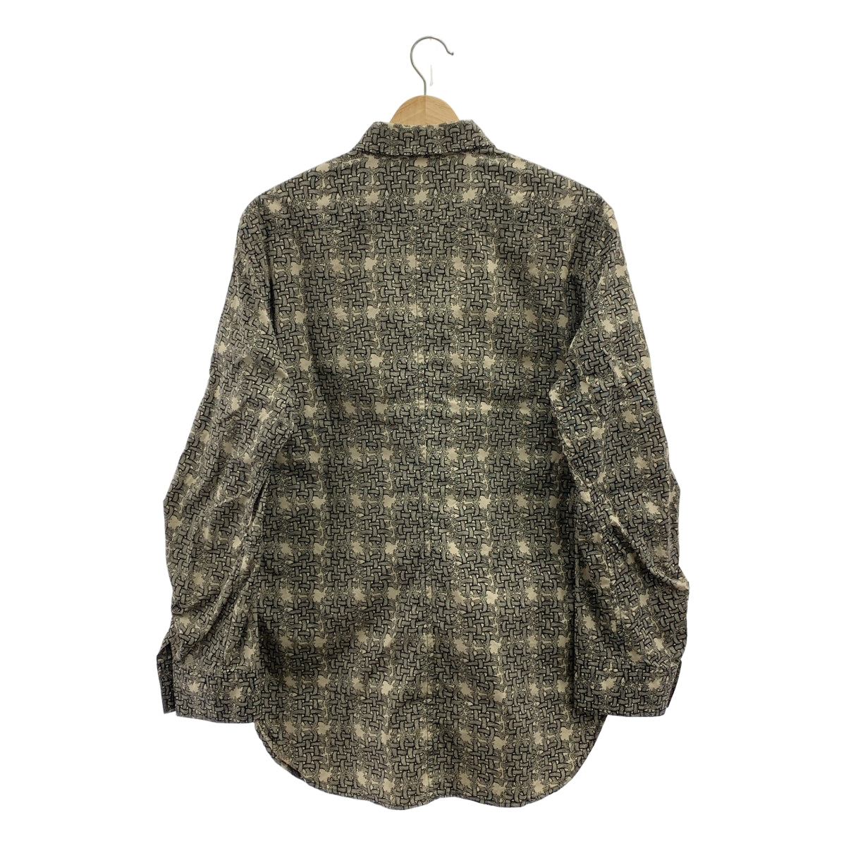 Nemeth / 네메스 | rope pattern regular collar shirt 로프 무늬 셔츠 | L | 남성