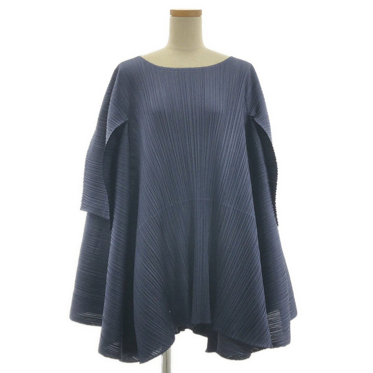 PLEATS PLEASE ISSEY MIYAKE / プリーツプリーズイッセイミヤケ | プリーツ バックリボン 立体 変形 半袖トップス | 3 | レディース