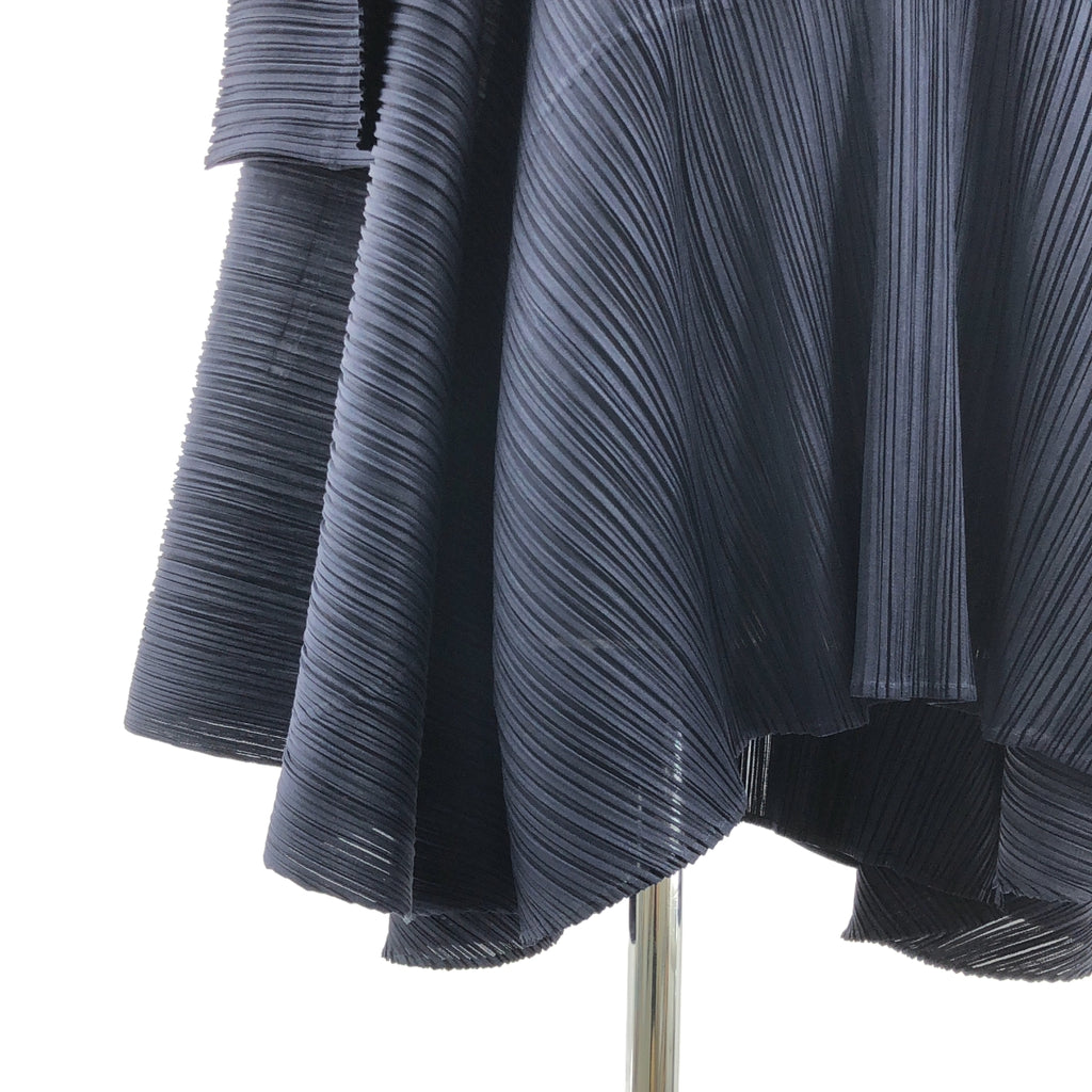 PLEATS PLEASE ISSEY MIYAKE / プリーツプリーズイッセイミヤケ | プリーツ バックリボン 立体 変形 半袖トップス | 3 | レディース
