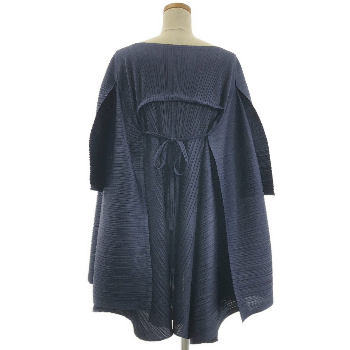 PLEATS PLEASE ISSEY MIYAKE / プリーツプリーズイッセイミヤケ | プリーツ バックリボン 立体 変形 半袖トップス | 3 | レディース