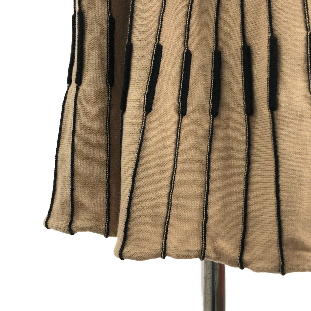 MM6 Maison Margiela / 엠엠 식스 메종 마르제라 | 2020AW | 코튼 로고 리브 니트 웨스트 고무 스커트 | S |