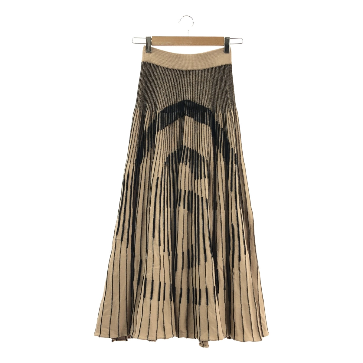 MM6 Maison Margiela / 엠엠 식스 메종 마르제라 | 2020AW | 코튼 로고 리브 니트 웨스트 고무 스커트 | S |