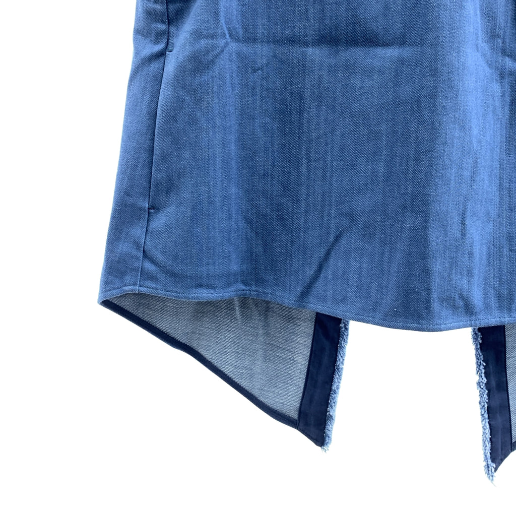 Rosy Monster / ロージーモンスター | ribbon denim vest リボン デニム ベスト | F | レディース