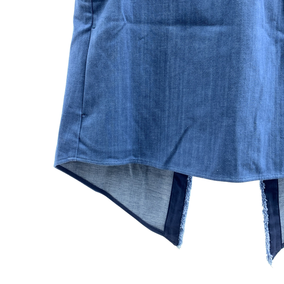 Rosy Monster / ロージーモンスター | ribbon denim vest リボン デニム ベスト | F | レディース