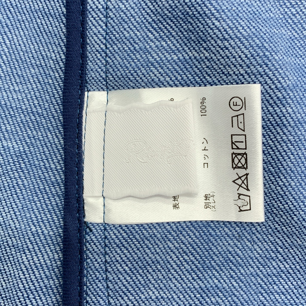 Rosy Monster / ロージーモンスター | ribbon denim vest リボン デニム ベスト | F | レディース