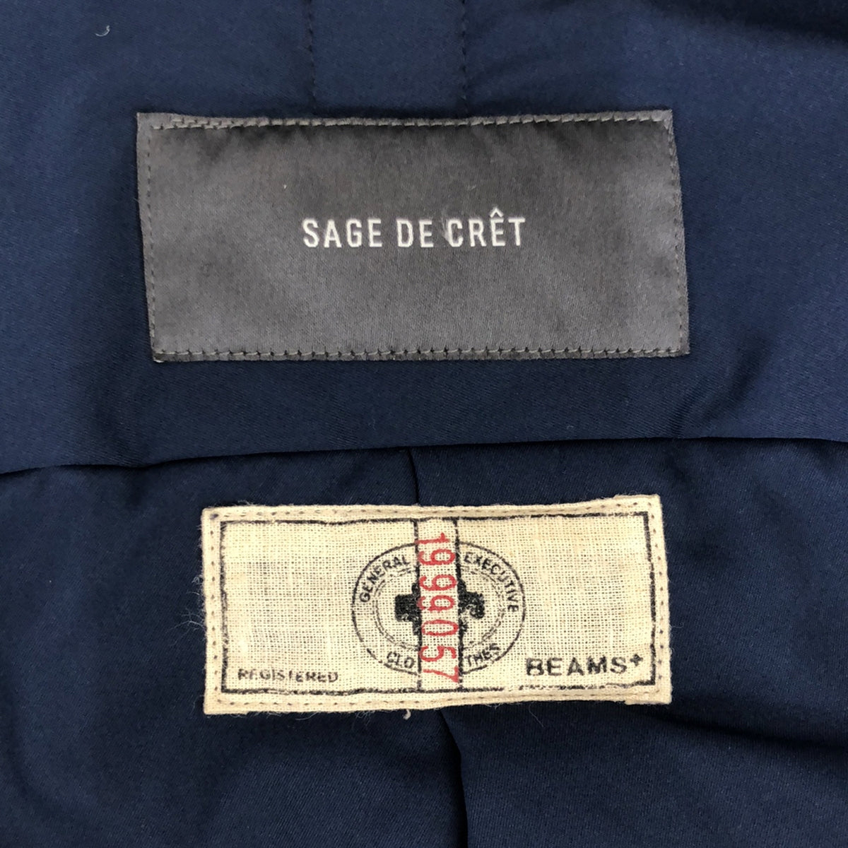 sage de cret / Sage de Cret | × BEAMS PLUS Beams Plus special order wool pre-washed belted military field jacket | S | Grey | Men's