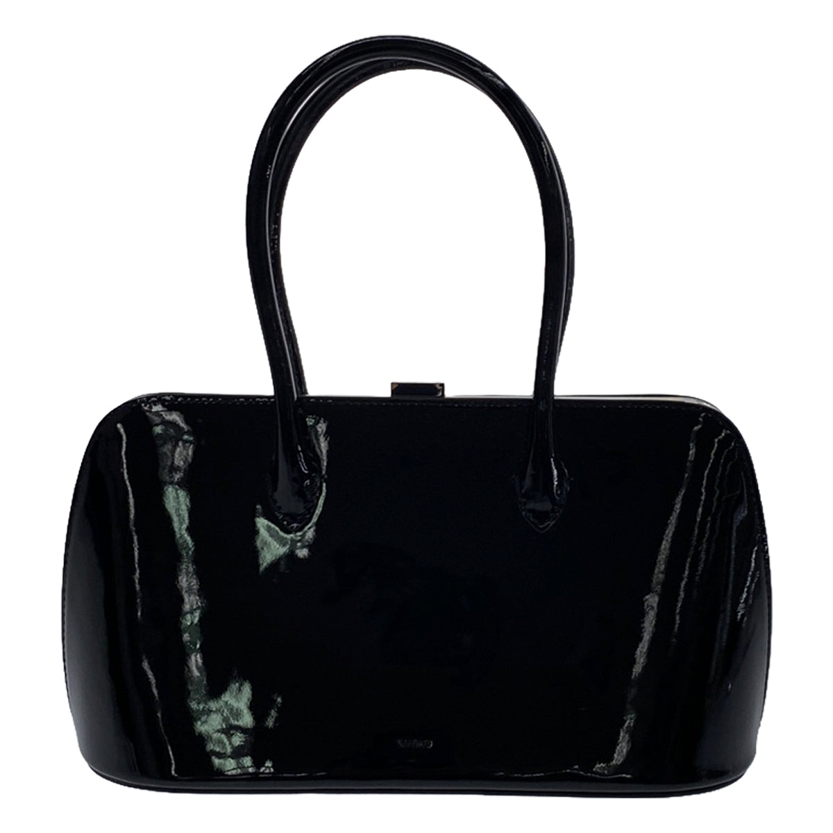 [New] VASIC | LALA Patent Leather Purse Handbag | Black | Women's