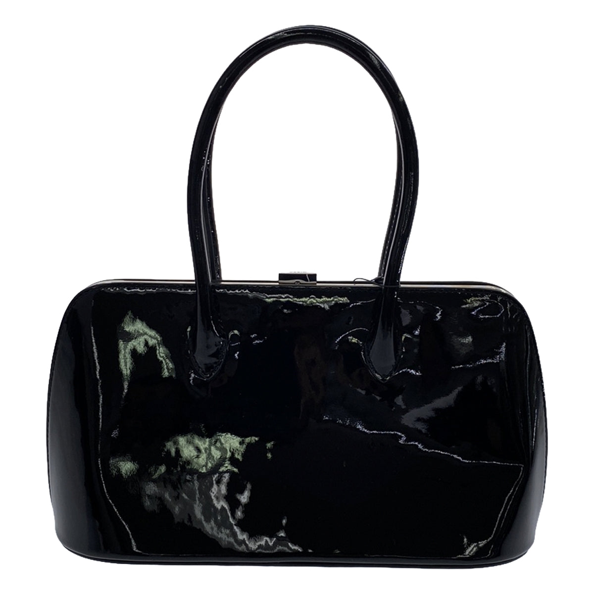 [New] VASIC | LALA Patent Leather Purse Handbag | Black | Women's