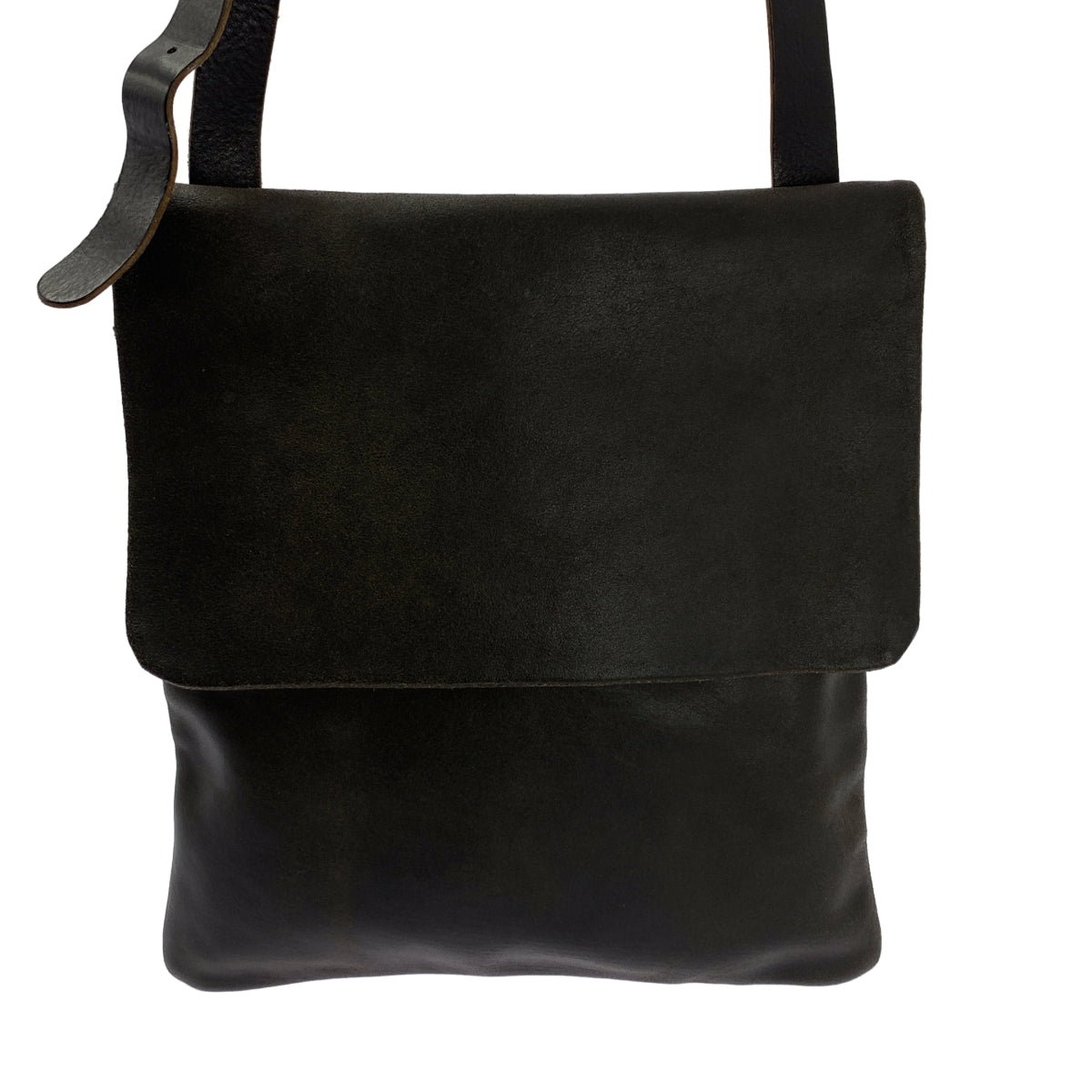 Maison Martin Margiela / メゾンマルタンマルジェラ | レザー フラップ ショルダーバッグ |