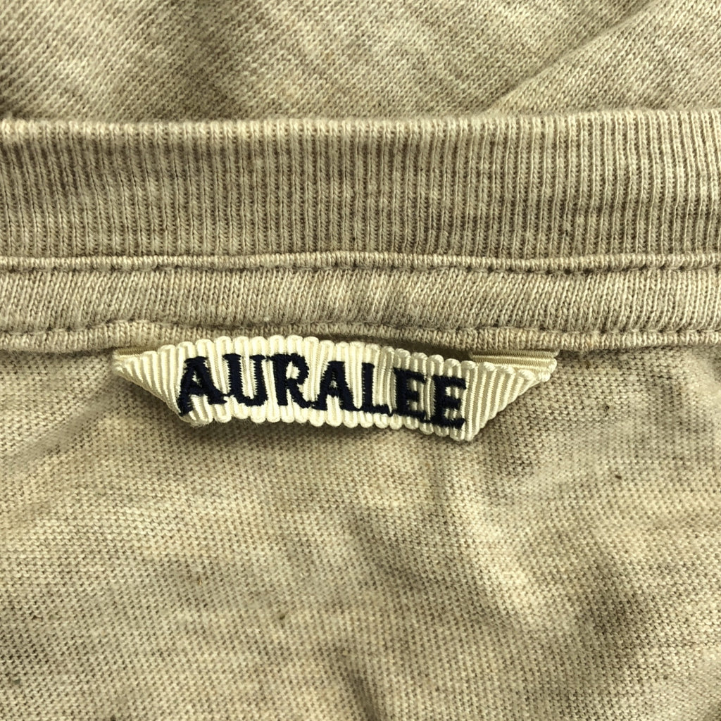 AURALEE | 無縫圓領T卹 | 5碼 | 男士