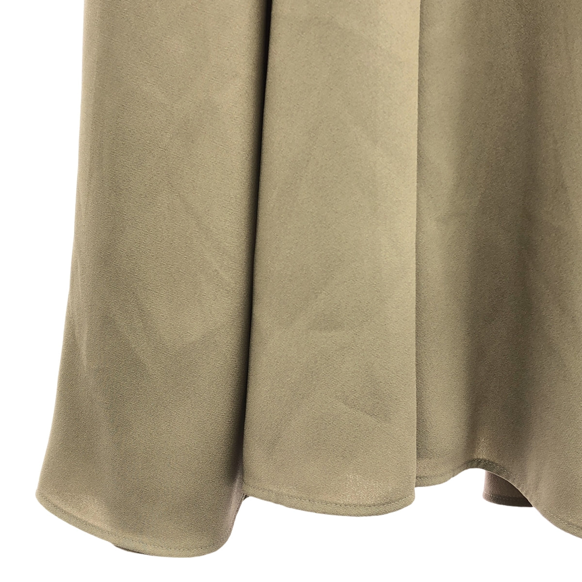 [新品] VERMEIL par iena | 2023秋冬 |喬其紗後背褶皺連身裙 | F |米色 |女性的