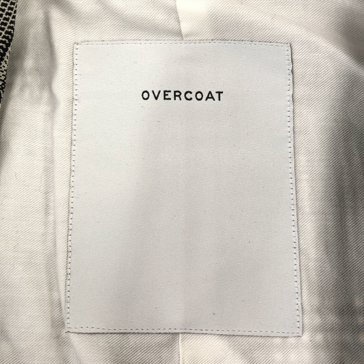 OVERCOAT / オーバーコート | 2021AW | ウール グレンチェック OVERCOAT / オーバーコート | 2021AW | ウール グレンチェック