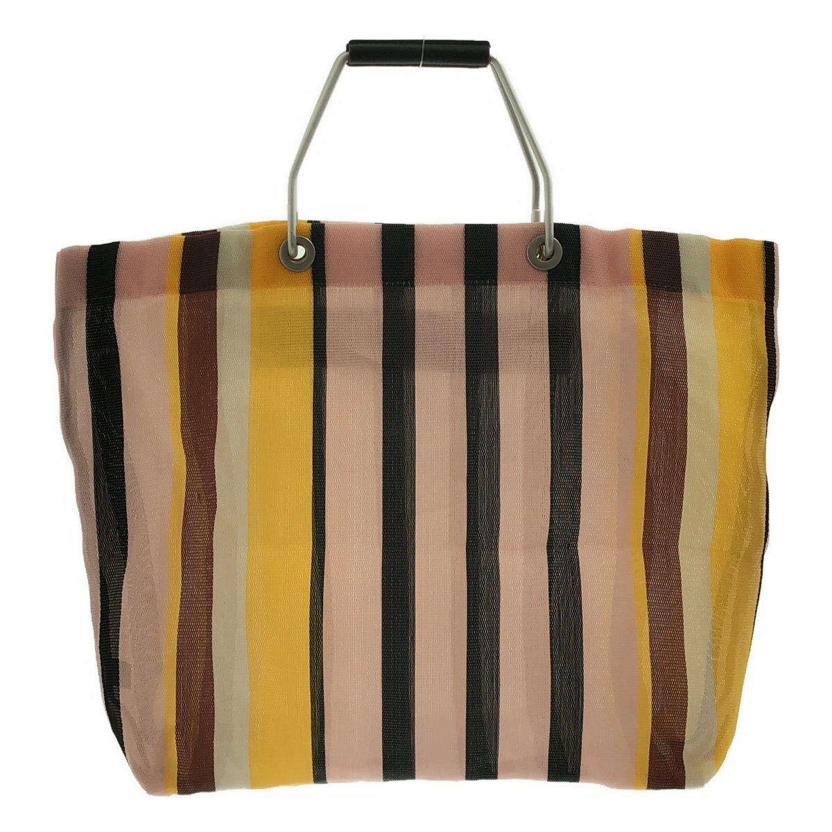 MARNI / 마르니 | 마르니 마켓 스트라이프 메쉬 토트 백 |