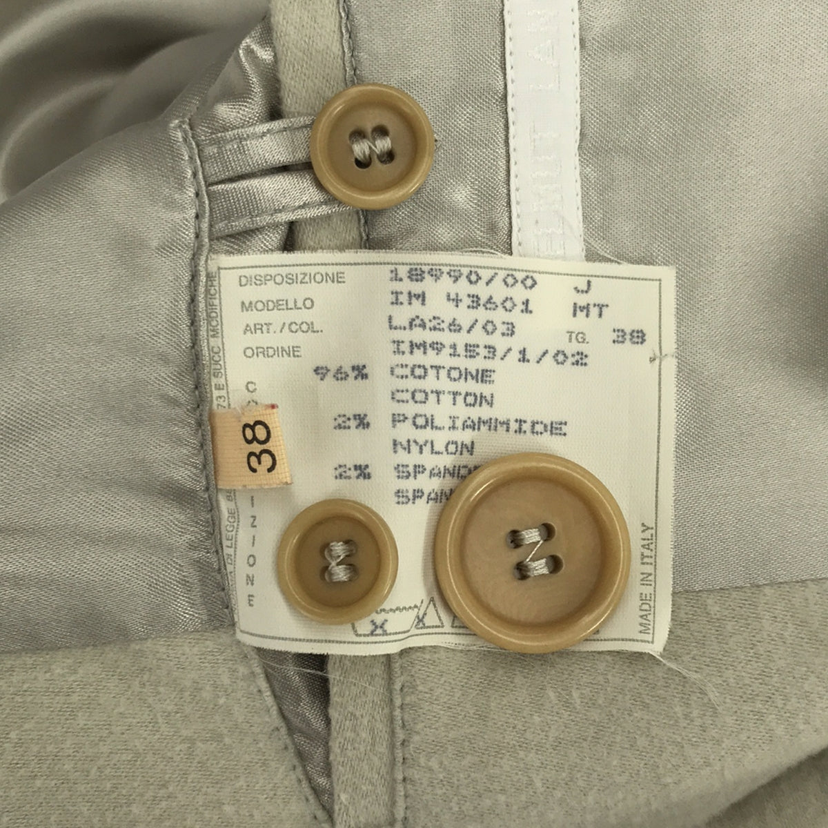 HELMUT LANG / Helmut Lang | Button fly long coat | 38 | Beige | Women's