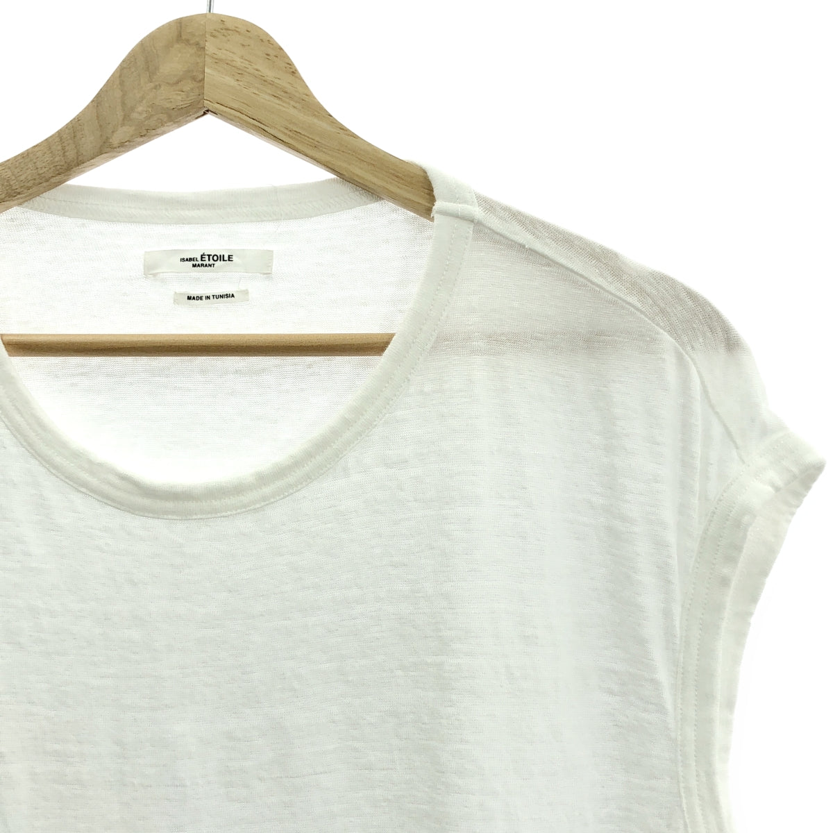 ISABEL MARANT ETOILE | 不對稱透視上衣 | XS | 白色 | 女款