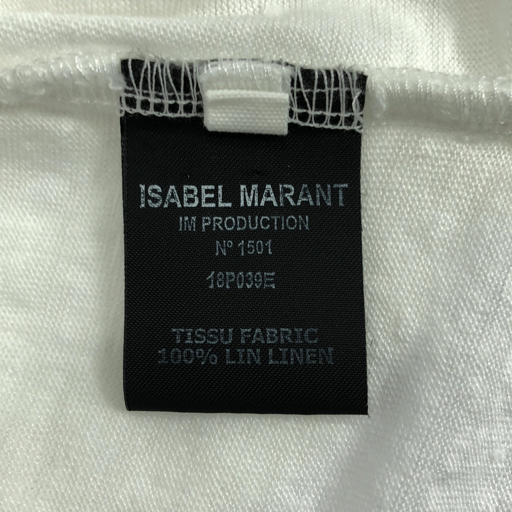 ISABEL MARANT ETOILE | 不對稱透視上衣 | XS | 白色 | 女款