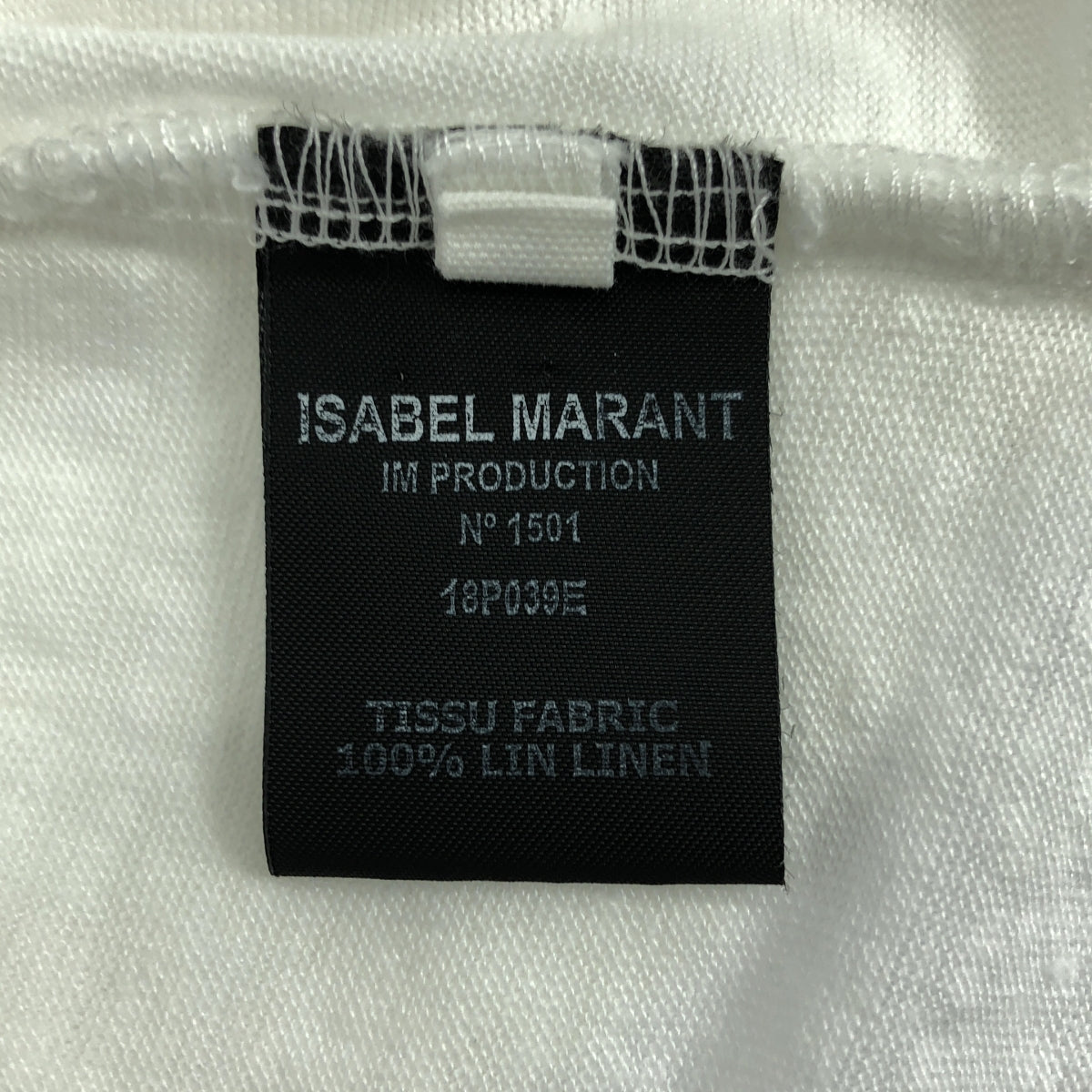 ISABEL MARANT ETOILE / 이사벨 마랑 에투아르 | 비대칭 시어 컷소우 | XS | 화이트 | 여성