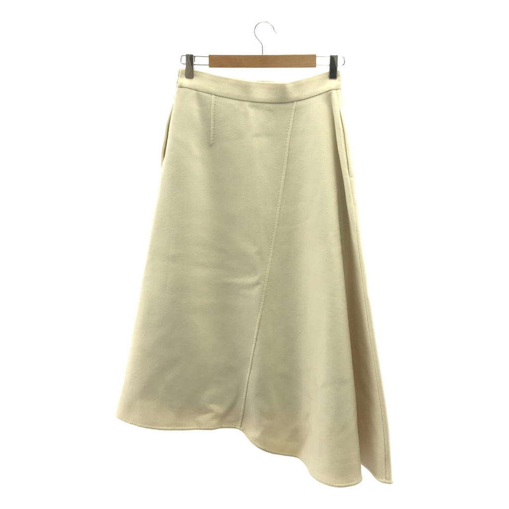 ebure / 에불 | 울 100 % 비대칭 플레어 롱 스커트 | 38 | 여성