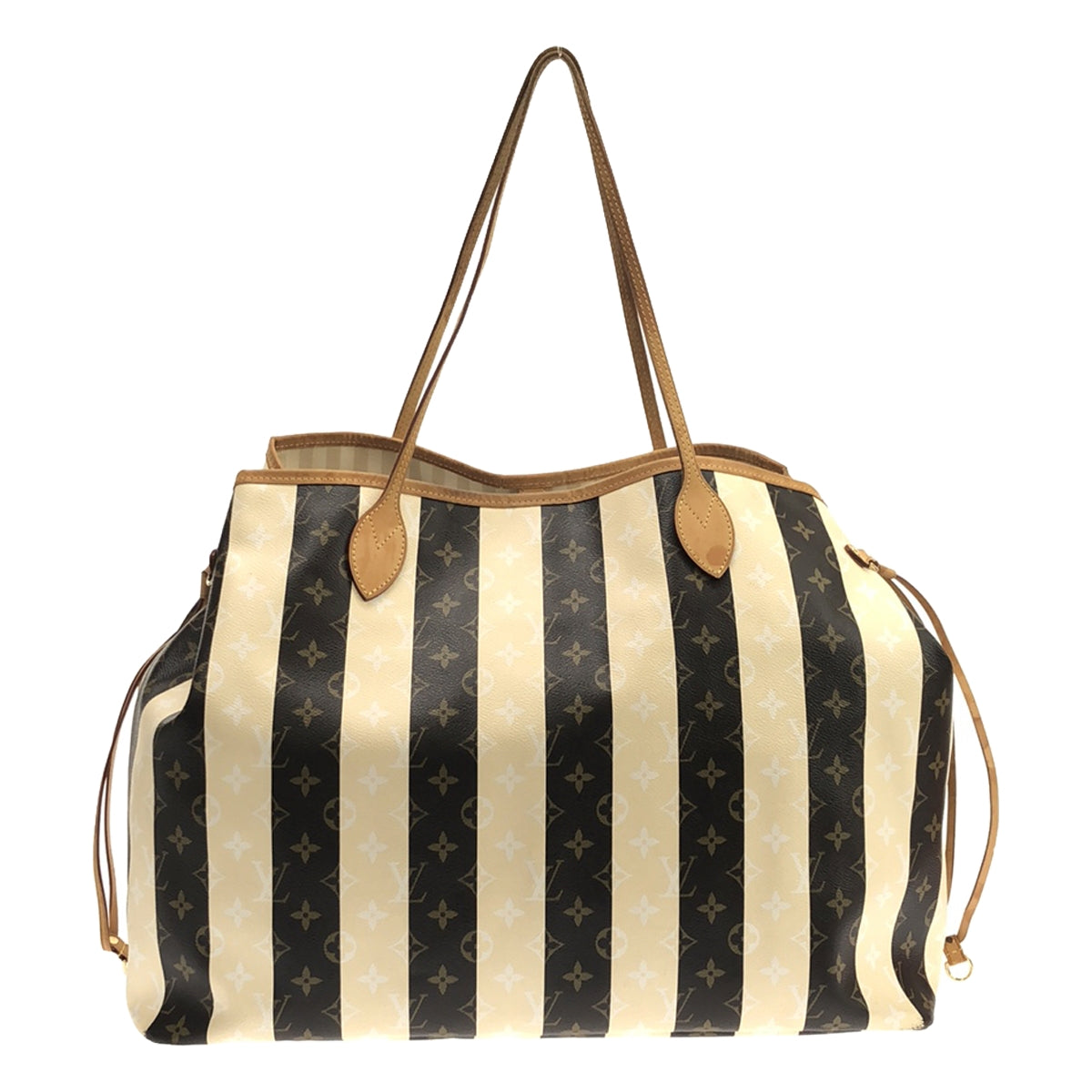 路易威登 | Monogram Rayeur Neverfull 手提包 |加大尺寸 |棕色/米色|女性的