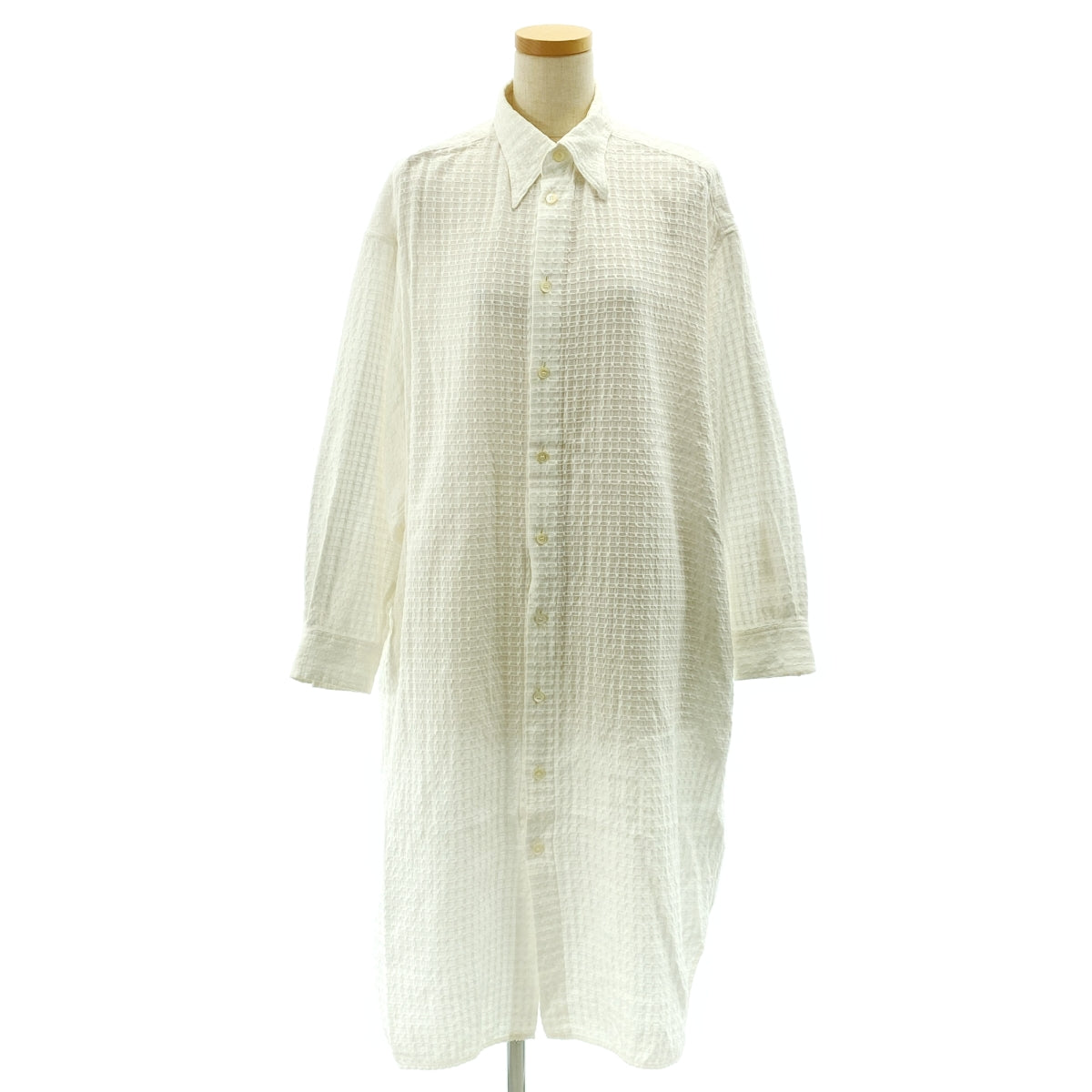 Y's / Y's Yohji Yamamoto | 2023 秋冬系列 | 帶口袋的寬鬆襯衫裙 | 2 碼 | 女裝