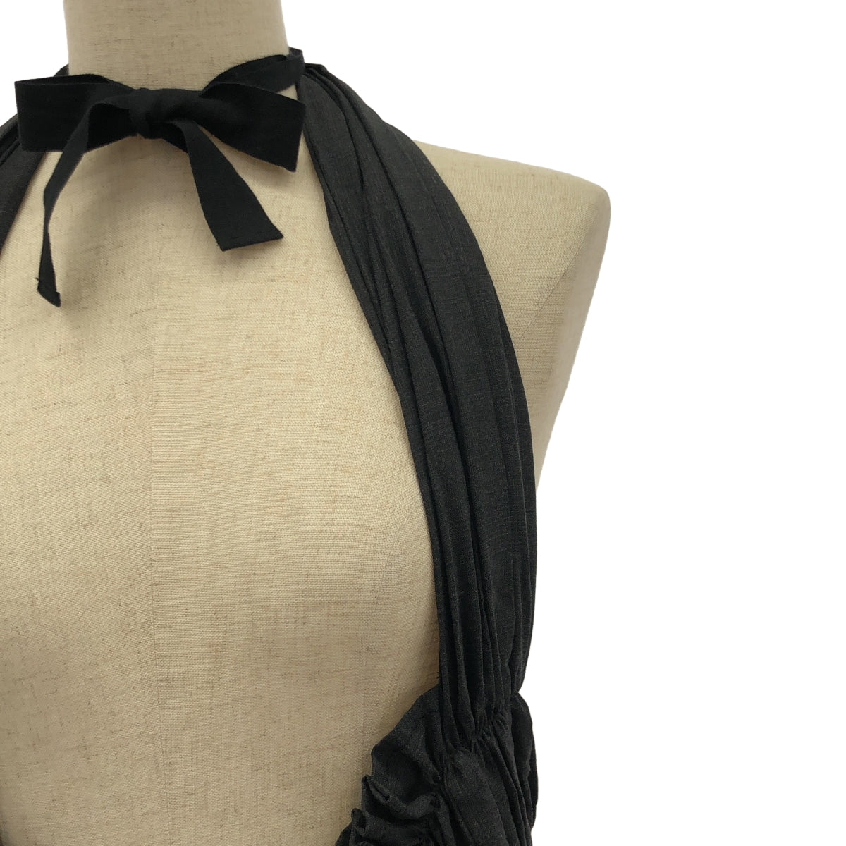 tricot COMME des GARÇONS | 2016 春夏 | 帶口袋的褶皺寬鬆連身裙 | M 碼 | 女款