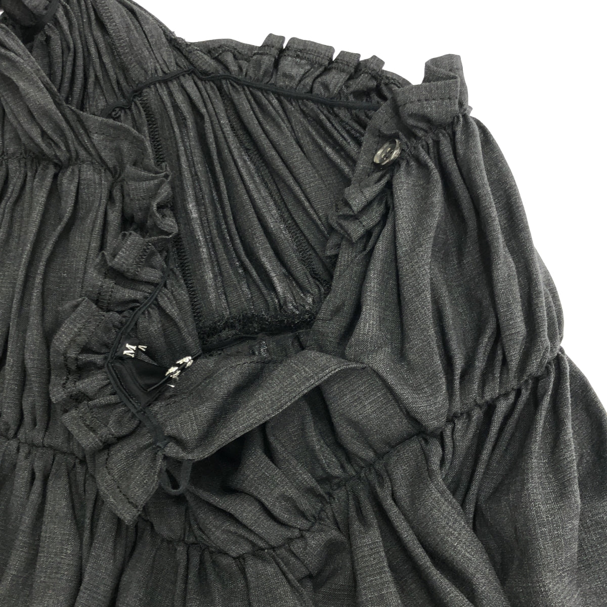 tricot COMME des GARCONS / トリココムデギャルソン | 2016SS | ギャザー ボリューム ポケット付き ドレス ワンピース | M | レディース