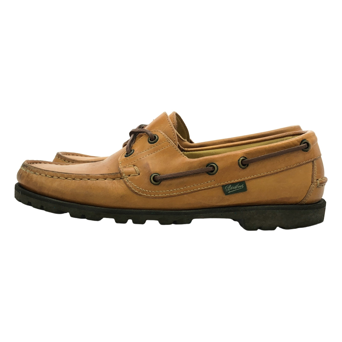 Paraboot |皮革甲板鞋 | 26.5 |布朗 |男士