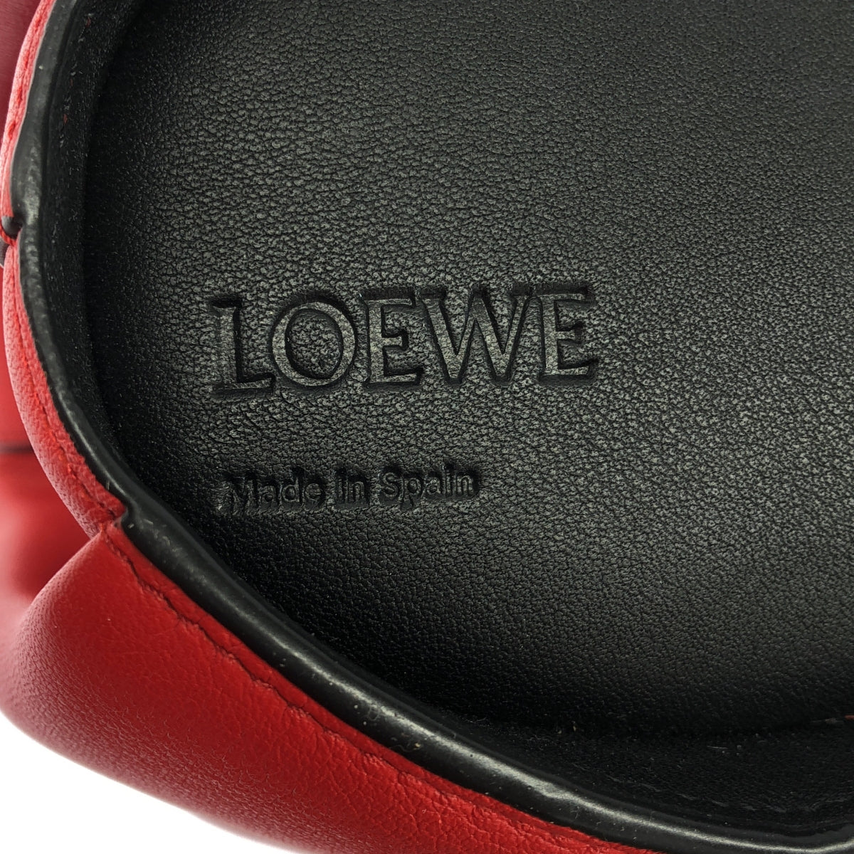 [狀況良好] LOEWE |大象經典小牛皮單肩包 199.30.M93 |紅色 |女性的