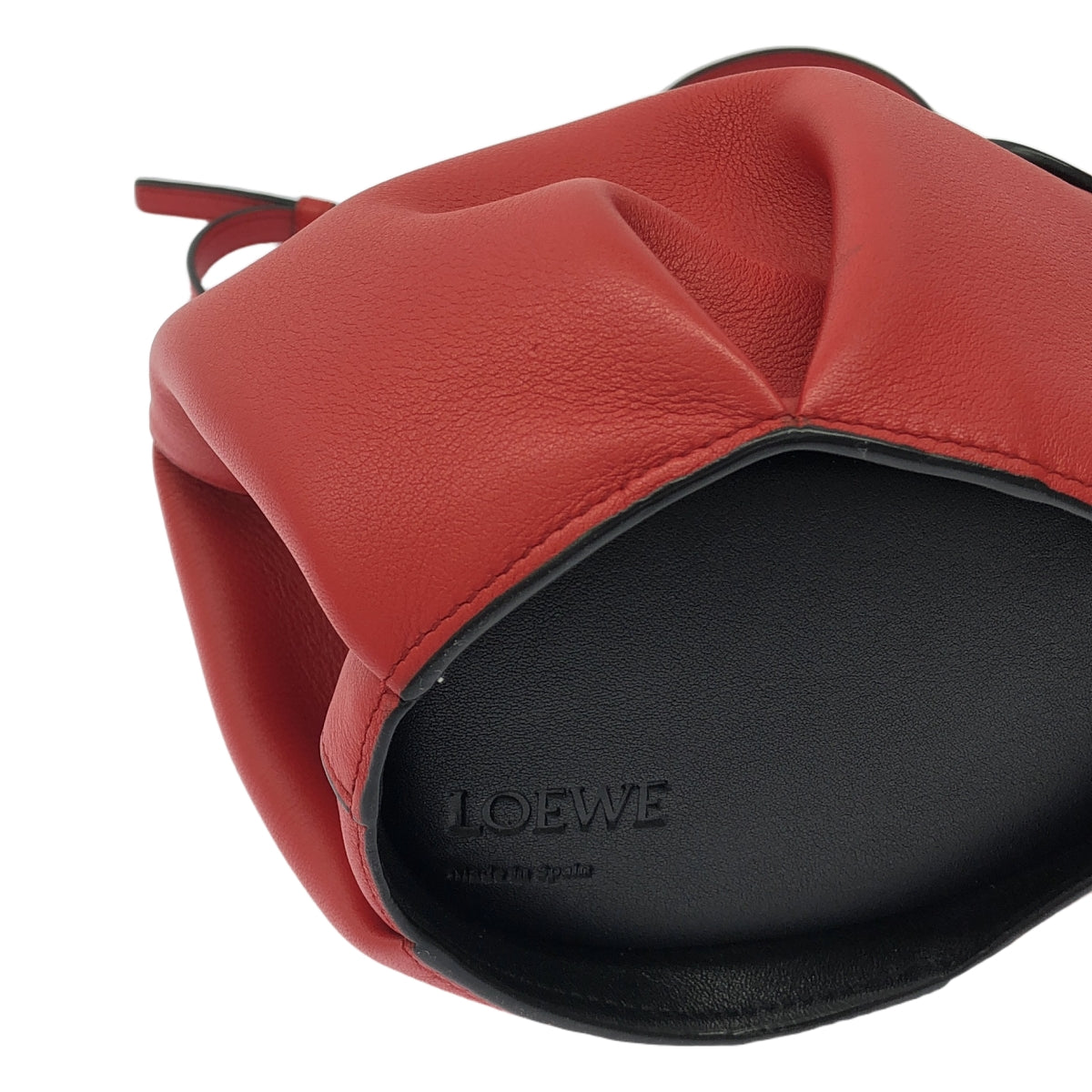 [狀況良好] LOEWE |大象經典小牛皮單肩包 199.30.M93 |紅色 |女性的