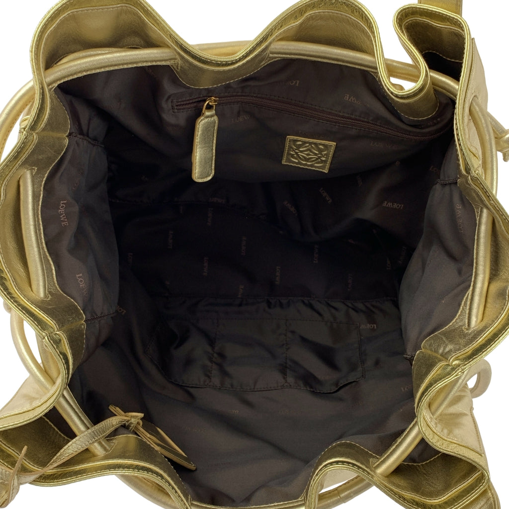 LOEWE / ロエベ | サイドギャザー ワイド トートバッグ |