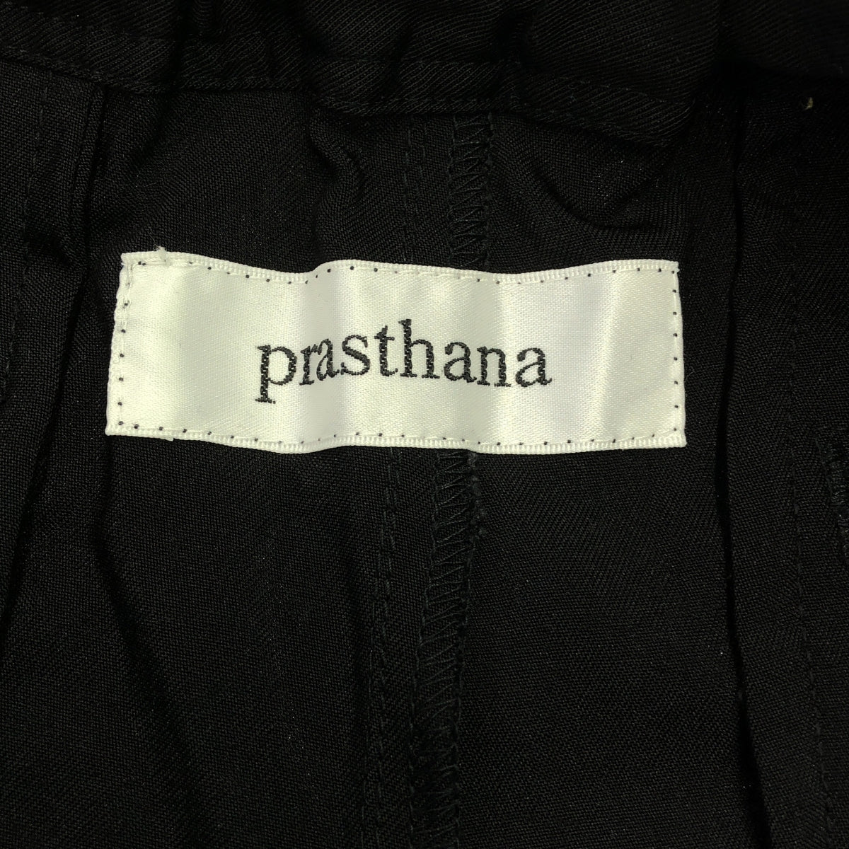 【신품】 prasthana / 프라스타나 | semi dress trousers 팬츠 | M | 블랙 | 남성