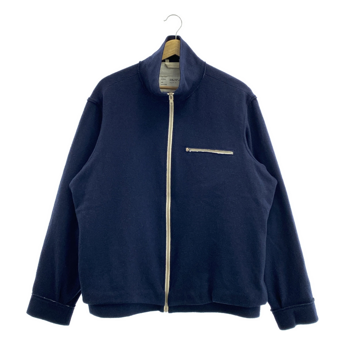 CAMIEL FORTGENS / カミエルフォートへンス | 2021AW | TRACK JACKET メリノウール トラックジャケット | S | ネイビー | メンズ