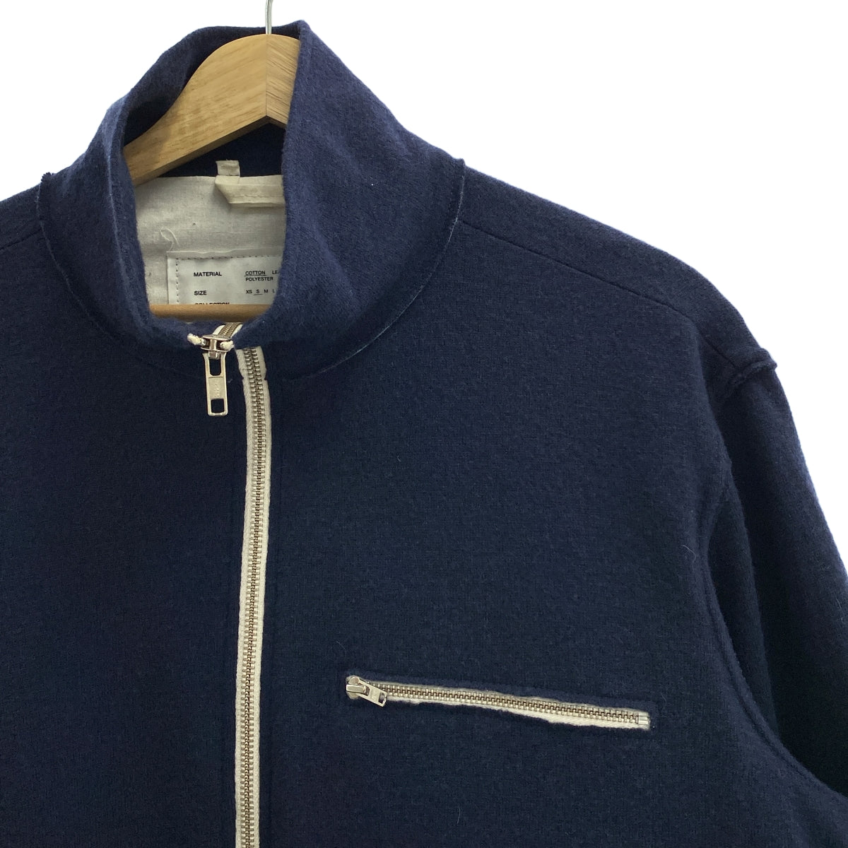 CAMIEL FORTGENS / カミエルフォートへンス | 2021AW | TRACK JACKET メリノウール トラックジャケット | S | ネイビー | メンズ