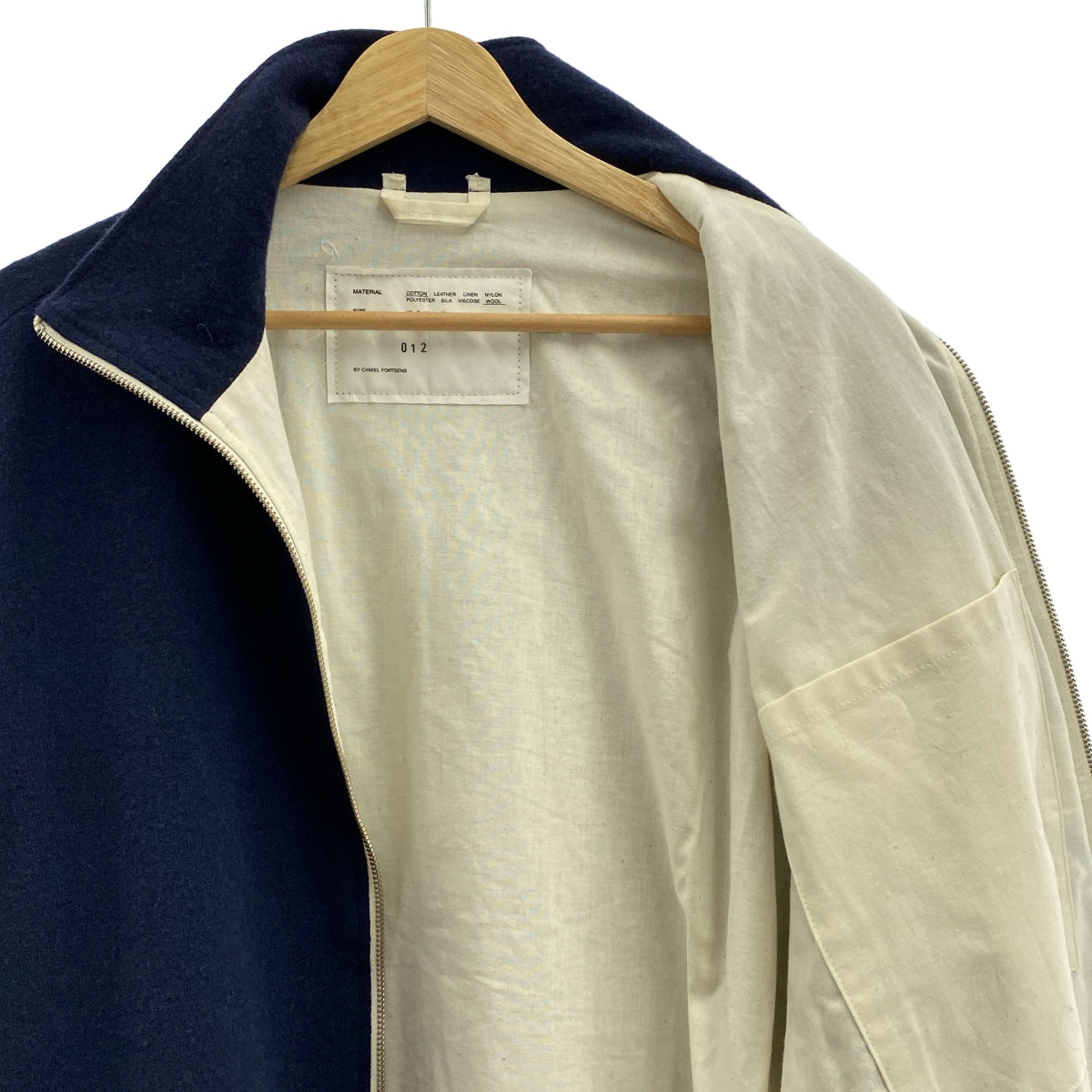 CAMIEL FORTGENS / カミエルフォートへンス | 2021AW | TRACK JACKET メリノウール トラックジャケット | S | ネイビー | メンズ