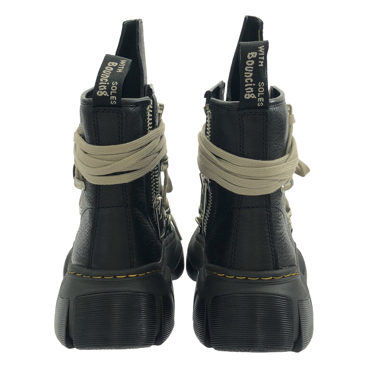 【신품】 Dr.Martens / 닥터 마틴 | × Rick Owens 1460 DMXL Megalace RO 메가 레이스 부츠 | UK6 | 블랙 | 여성