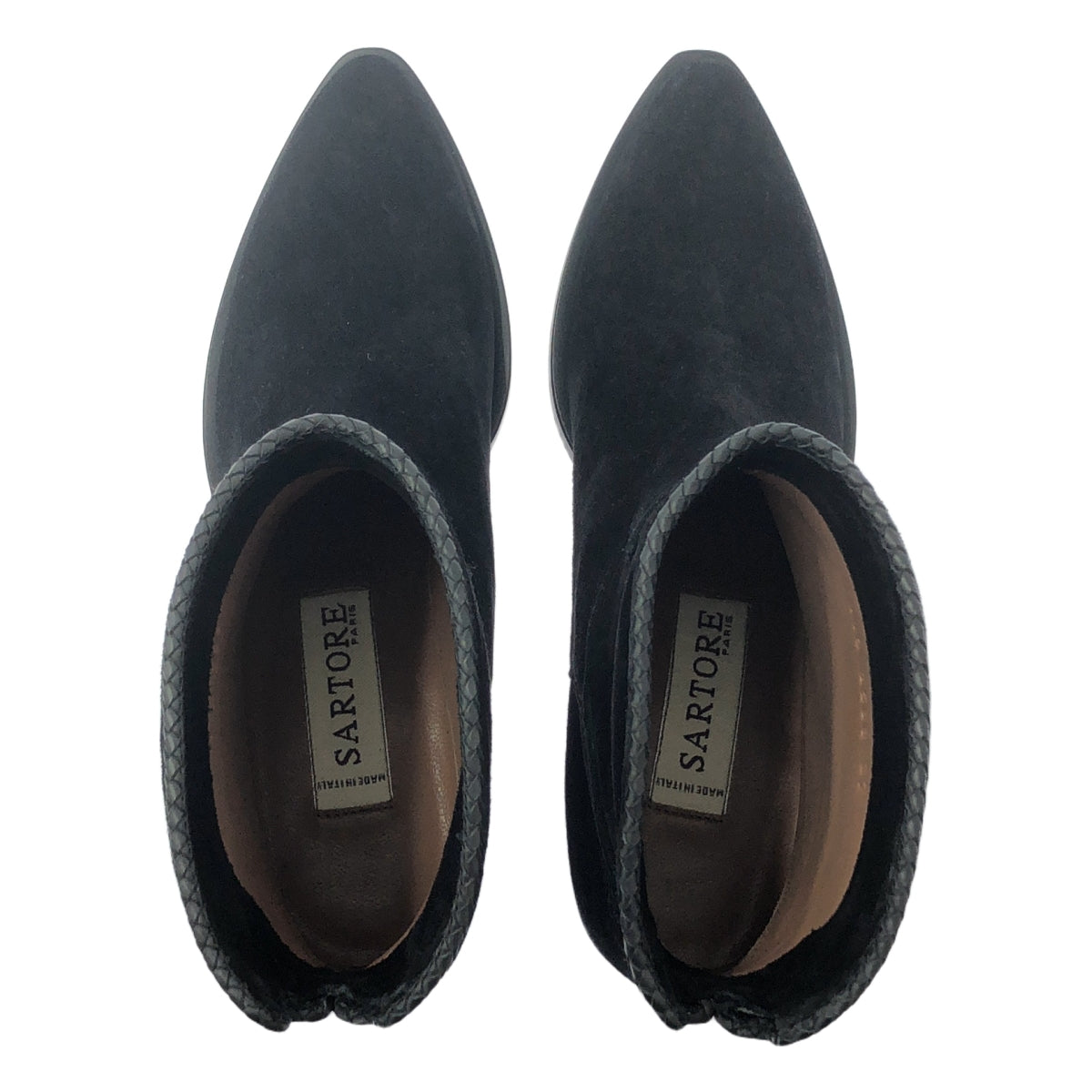 [全新] SARTORE | L'Appartement 絨面革短靴 | 37碼 | 黑色 | 女款