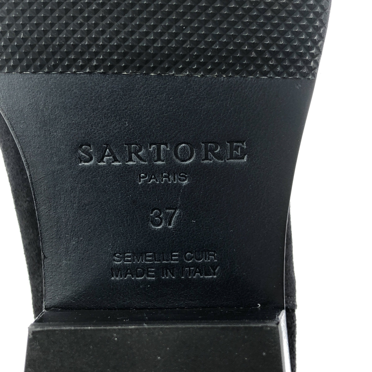 【新品】  SARTORE / サルトル | L'Appartement取扱 スエードレザー ショートブーツ | 37 | ブラック | レディース