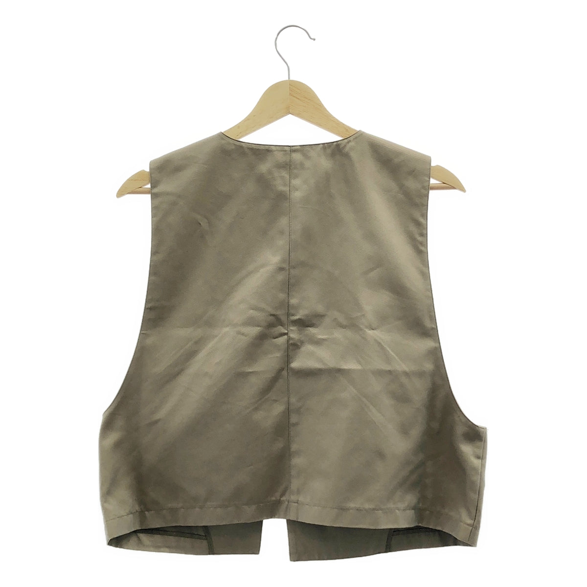 【美品】  foufou / フーフー | 2023AW | tamamushi vest / 玉虫 ベスト | カーキ | レディース